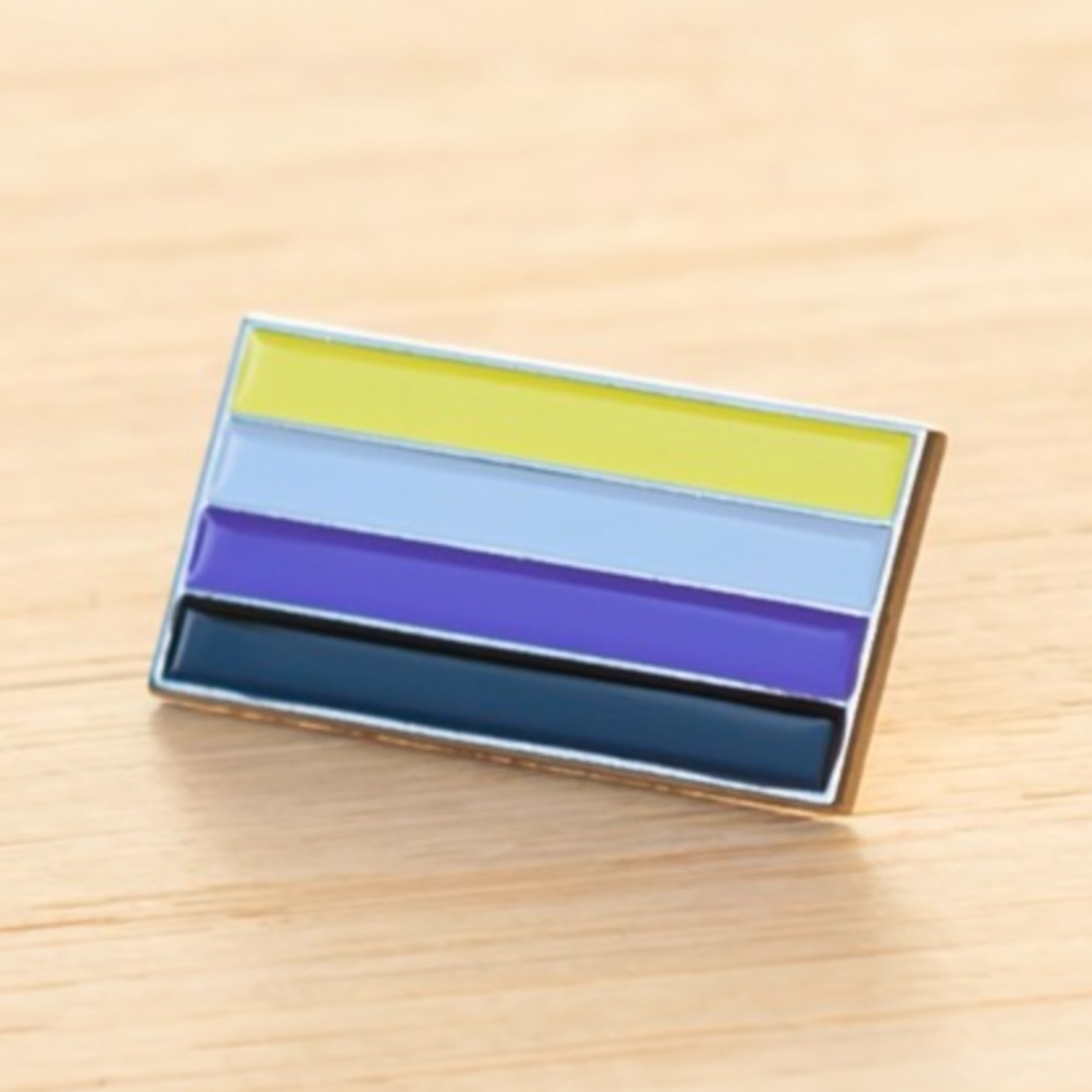 Nonbinary-Flag-Pin