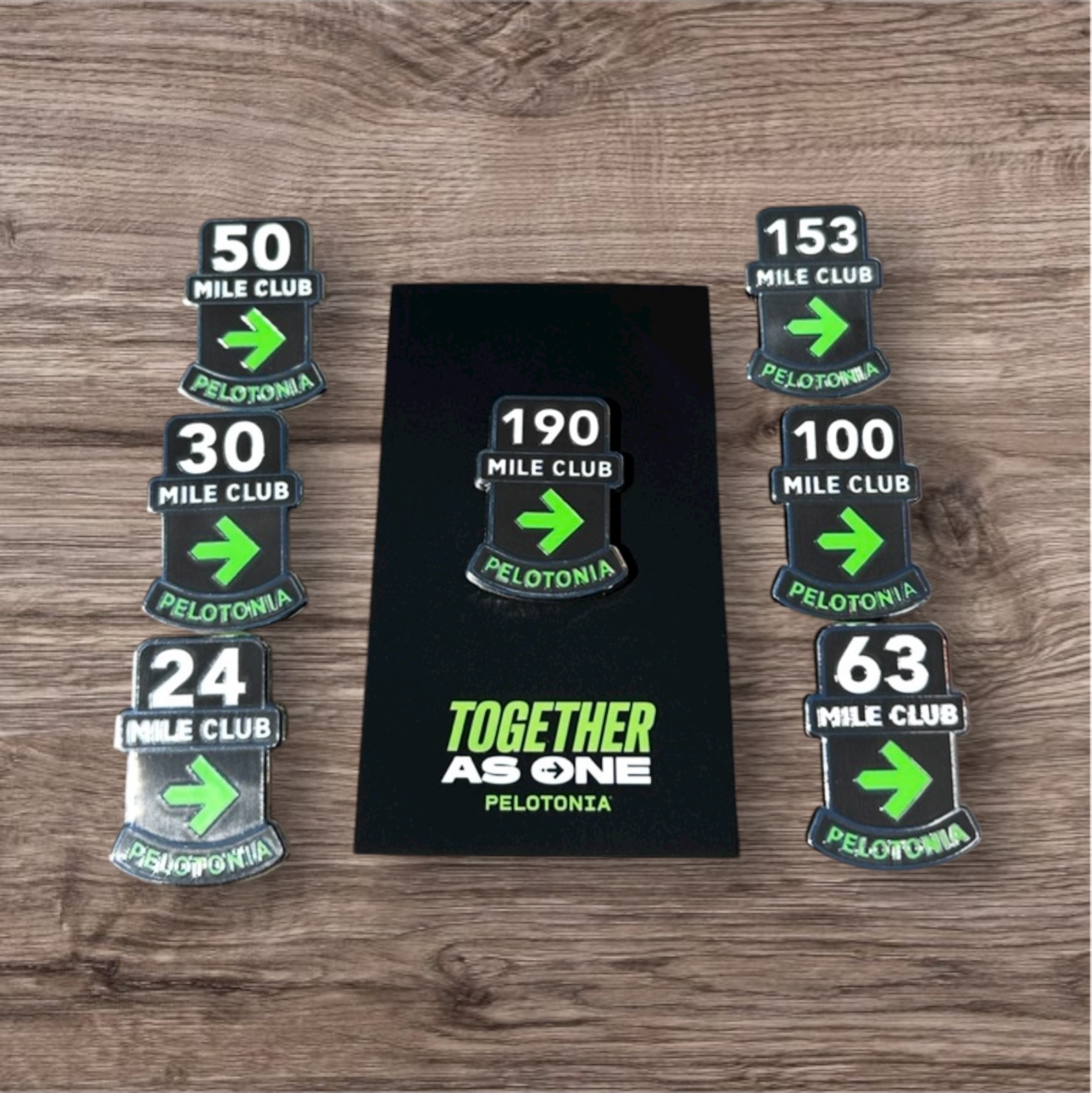 Pelotonia Mile Pins